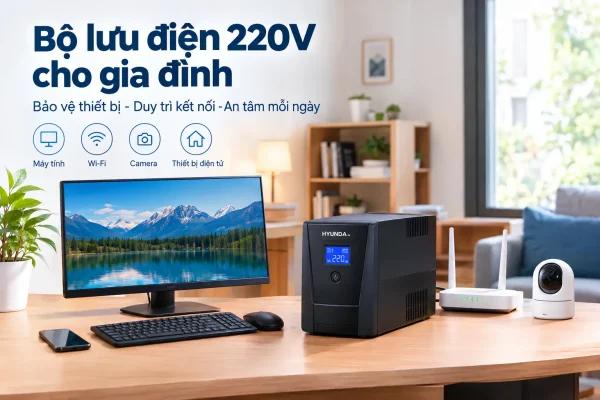 Bộ lưu điện 220v cho gia đình văn phòng