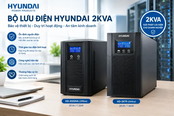 Bộ lưu điện UPS Hyundai 2kva