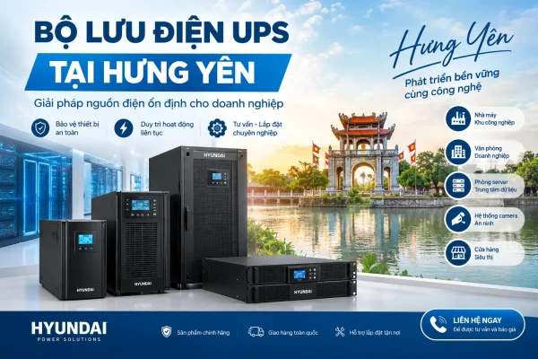 Bộ lưu điện UPS Hyundai tại Hưng Yên