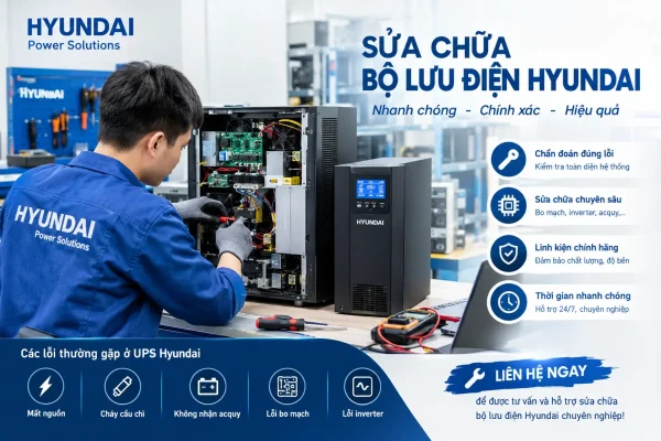Sửa chữa UPS Hyundai tại Dương Quảng Phát