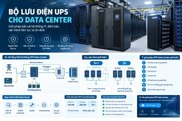 Bộ lưu điện UPS cho hệ thống Data Center