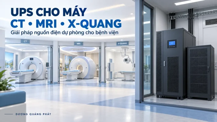 UPS bệnh viện cho CT, MRI, X-quang